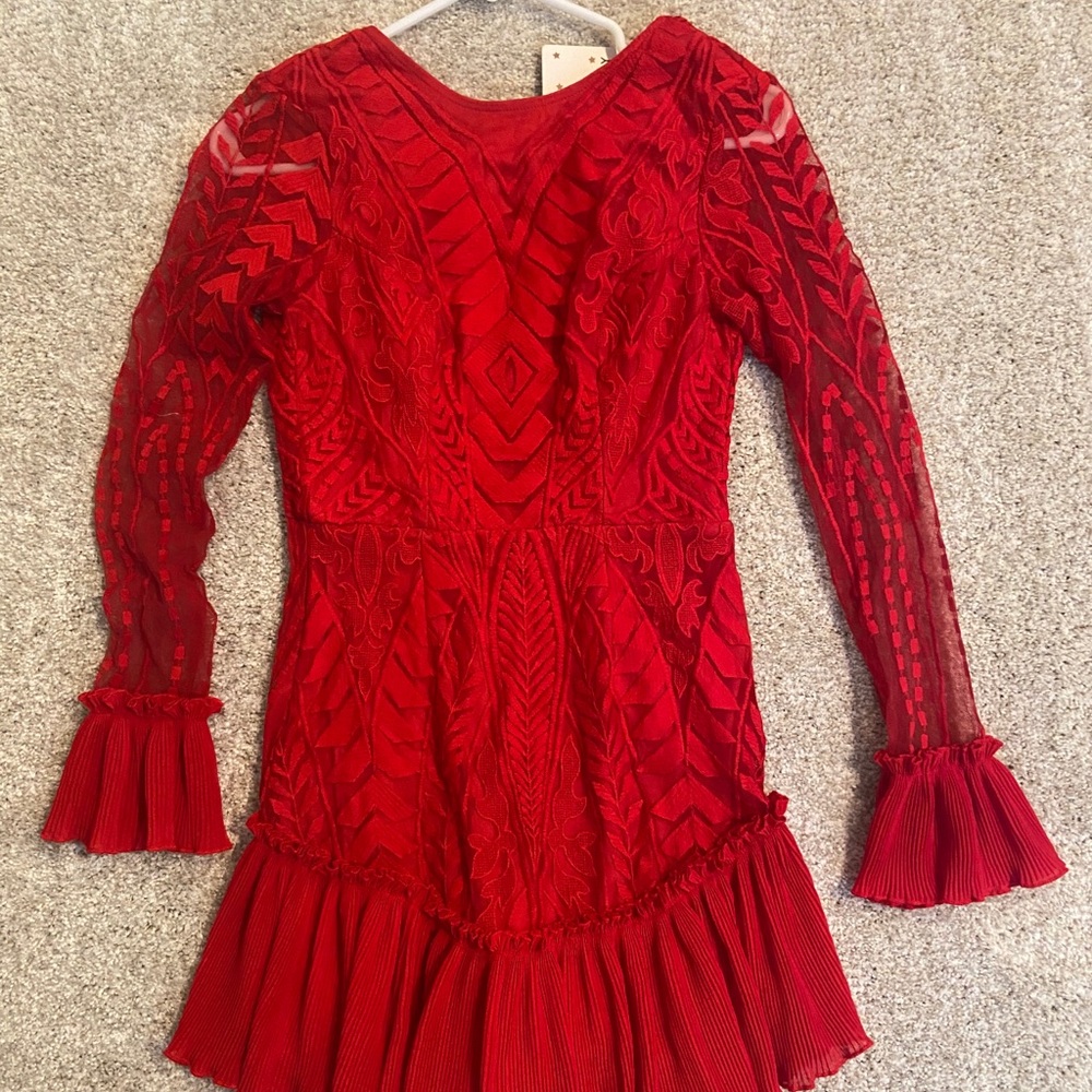 hello molly red dress